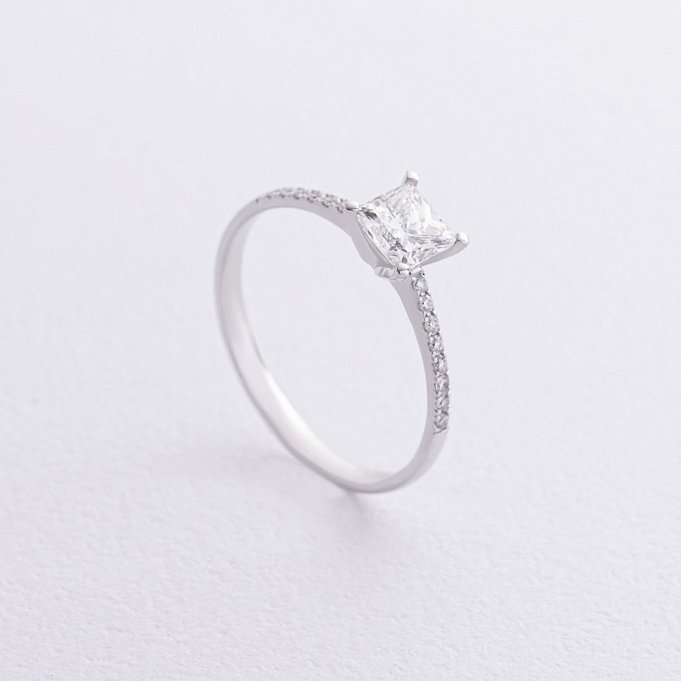 Заручальна золота каблучка з діамантами 241951121 від ювелірного магазину Онікс