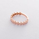 Золотое кольцо без камней к06216 от ювелирного магазина Оникс - 6