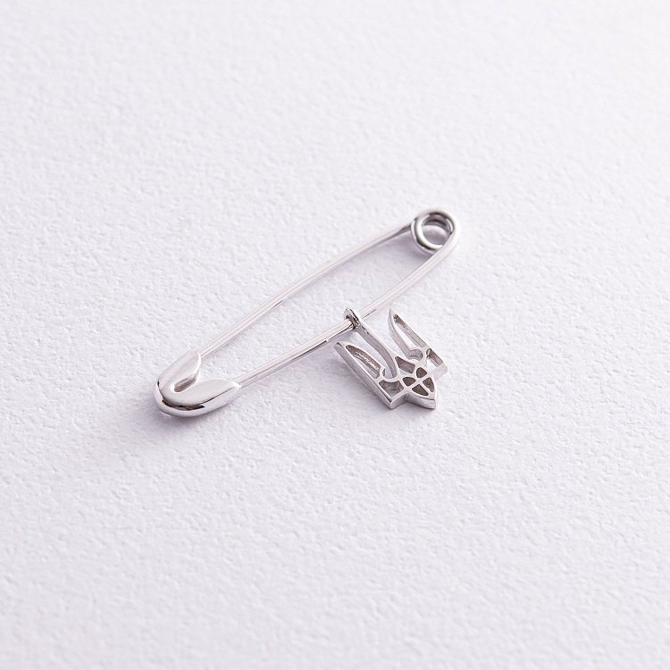 Золота шпилька "Герб України - Тризуб" зак00335 від ювелірного магазину Онікс - 8