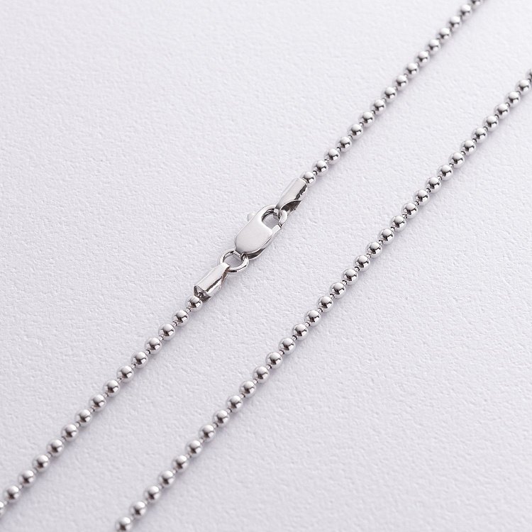 Шариковая цепочка в серебре СРА22 от ювелирного магазина Оникс