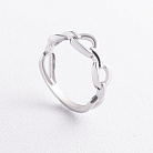 Каблучка "Erin" у білому золоті к08533 от ювелирного магазина Оникс - 1