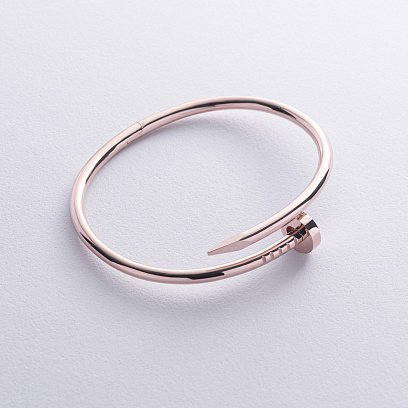 Браслет "Цвях" в червоному золоті б04683