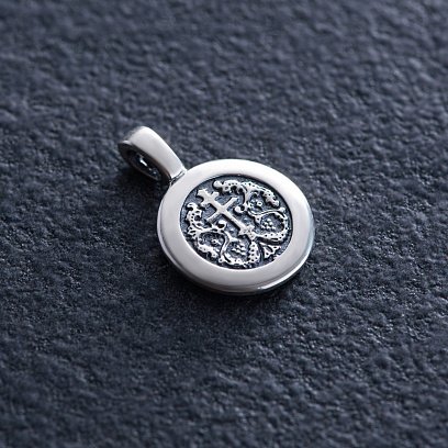 Серебряная ладанка "Ангел Хранитель" 133001 №5