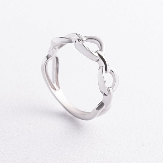 Каблучка "Erin" у білому золоті к08533 №3
