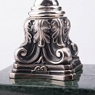 Серебряная фигура ручной работы "Попугай" сер00023 от ювелирного магазина Оникс - 2