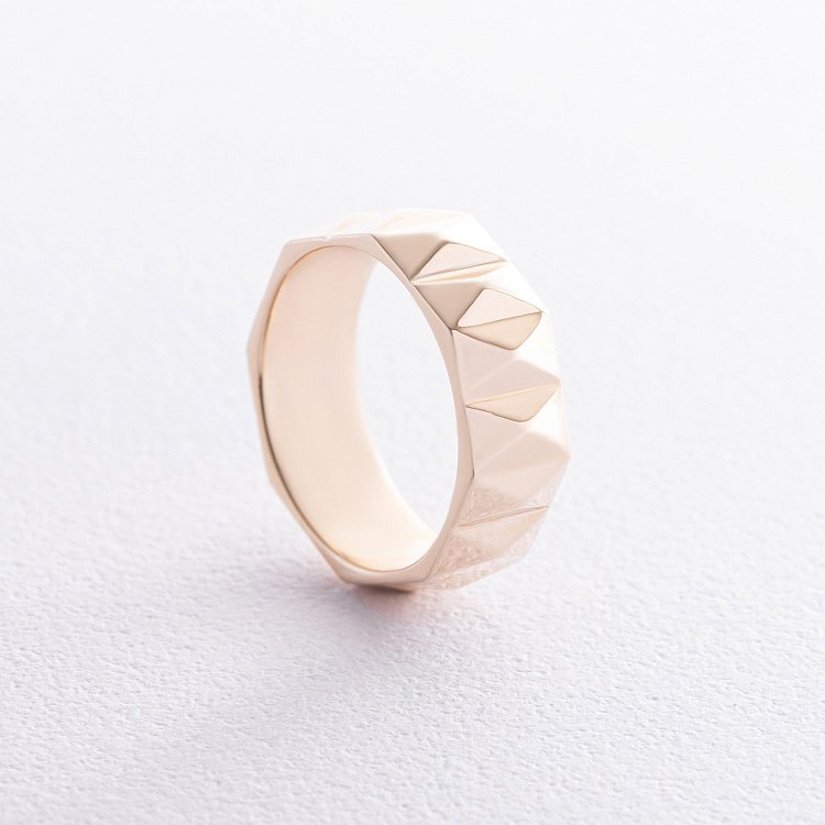 Каблучка "Veronica" у жовтому золоті к07585 від ювелірного магазину Онікс