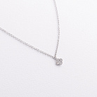 Золотое колье "Клевер" с бриллиантами колб0155lg от ювелирного магазина Оникс