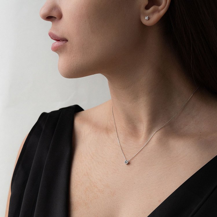 Золотое колье с бриллиантами колб0014ca от ювелирного магазина Оникс - 1