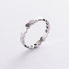 Серебряное кольцо "Грани" 112585 от ювелирного магазина Оникс - 3