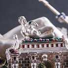 Серебряная солонка ручной работы "Сальера" Бенвенуто Челлини сер00099 от ювелирного магазина Оникс - 6