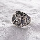 Серебряное кольцо "Викинг с топорами" 423 от ювелирного магазина Оникс - 10