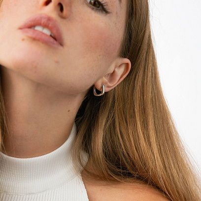 Срібні сережки "Paola" 123454 №2