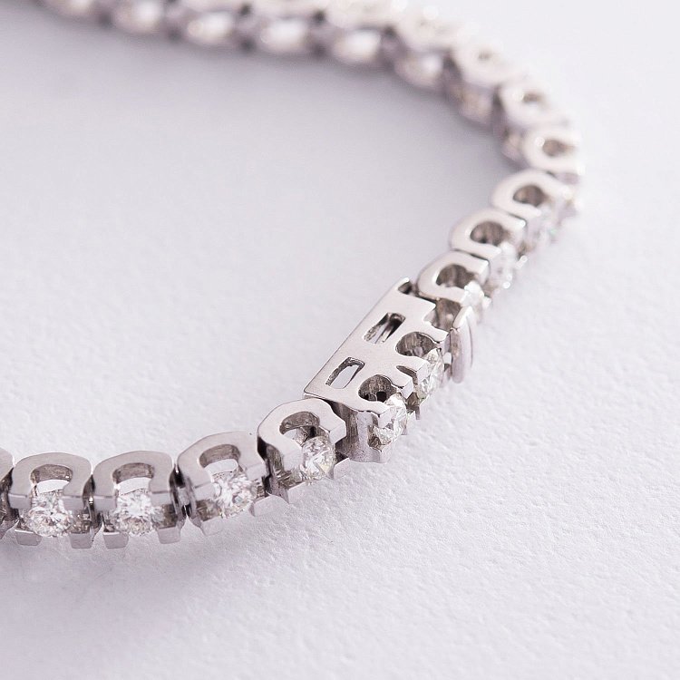 Золотой браслет с бриллиантами бб0004ha - 3 Золотой браслет с бриллиантами бб0004ha от ювелирного магазина Оникс - 3