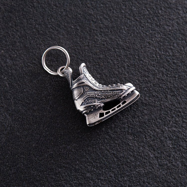 Серебряный кулон "Хоккейные коньки" 133198 от ювелирного магазина Оникс - 6