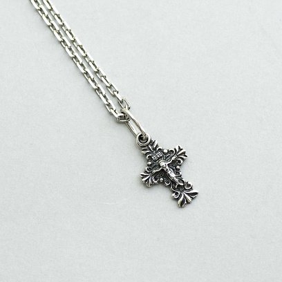 Срібний хрестик 131349 №2