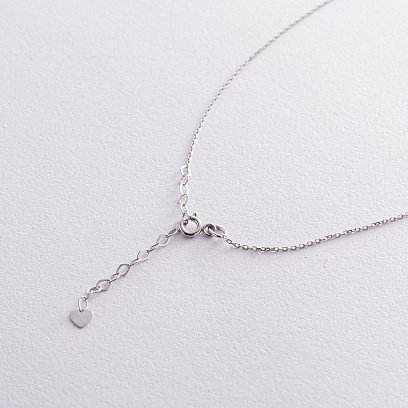 Золоте кольє "Альма" (зелений фіаніт) кол02370 №8