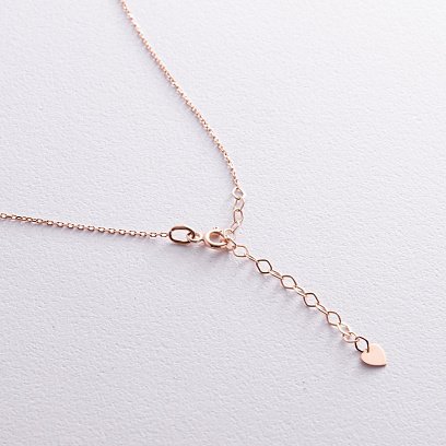 Кольє з перлами (червоне золото) кол02398 №5