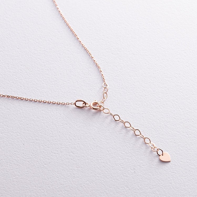 Кольє з перлами (червоне золото) кол02398 від ювелірного магазину Онікс - 5