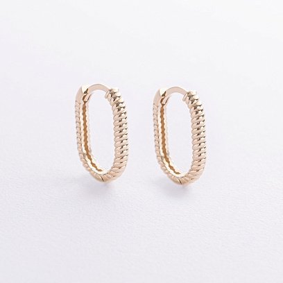 Сережки "Alisia" у жовтому золоті с09221