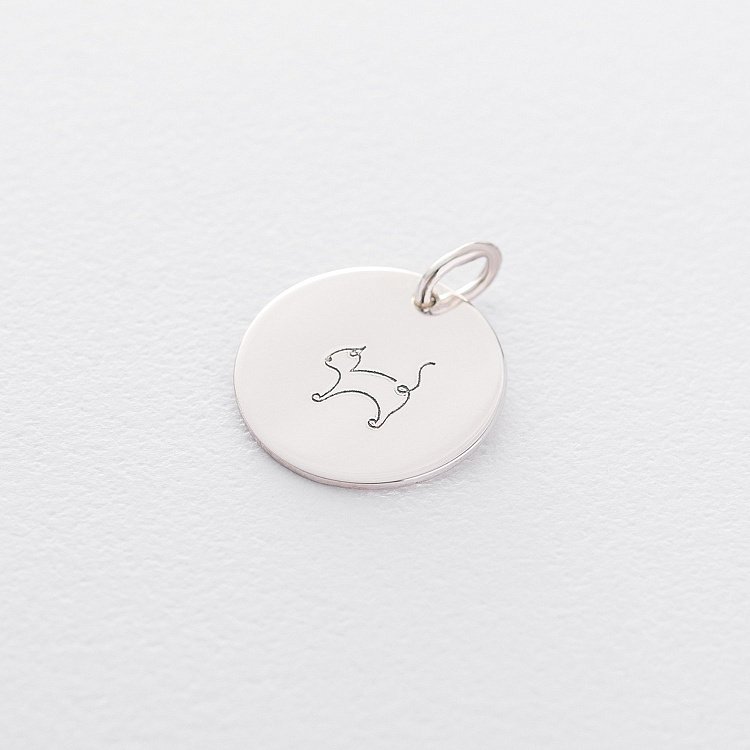 Кулон "Кошечка" 132724к от ювелирного магазина Оникс
