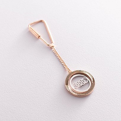 Золотий брелок "Audi-Ауді" бр00038