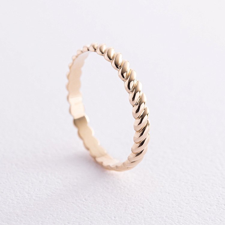 Каблучка "Margaret" у жовтому золоті к07541 від ювелірного магазину Онікс - 4