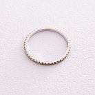 Золотое кольцо с желтыми бриллиантами 226921121 от ювелирного магазина Оникс - 4
