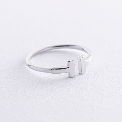 Кольцо "Tina" в белом золоте к05191 №6