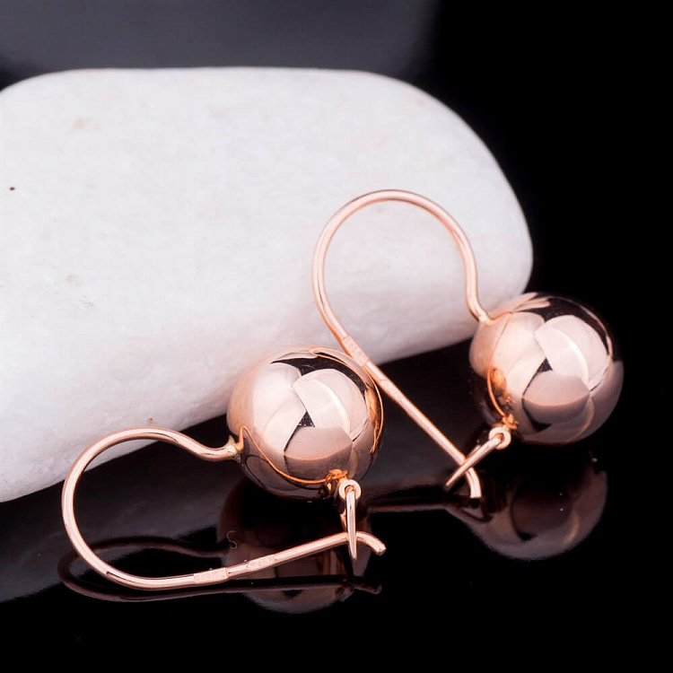 Сережки "Кульки" с02397 від ювелірного магазину Онікс - 1