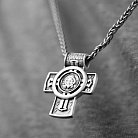 Срібний православний хрест "Господь Вседержитель. Ангел Хранитель. Спаси та Збережи" 133233 от ювелирного магазина Оникс - 1