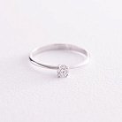 Помолвочное золотое кольцо с бриллиантом 228001121 от ювелирного магазина Оникс - 2