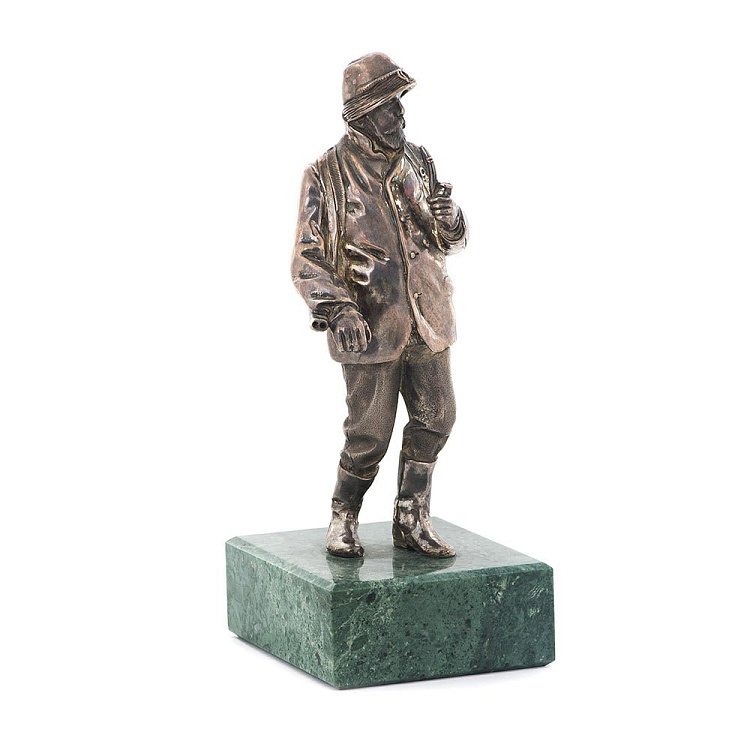 Бронзова фігура ручної роботи "Мисливець" сер00062 від ювелірного магазину Онікс - 1