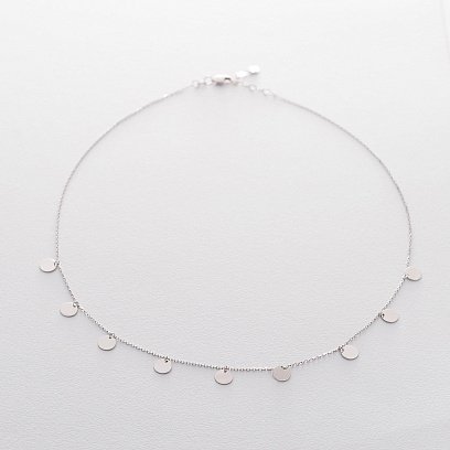 Золоте кольє з монетами кол01457