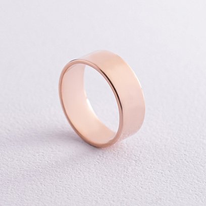 Золотое обручальное кольцо "Американка" (возможна гравировка) обр00002ш6 №9