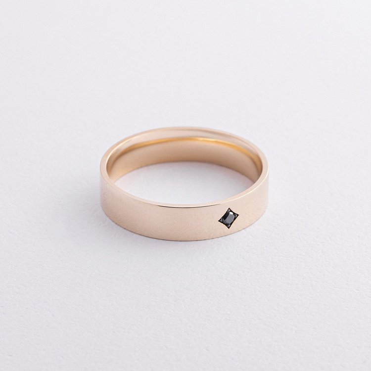 Обручка з діамантом (жовте золото) 242421622 від ювелірного магазину Онікс - 1