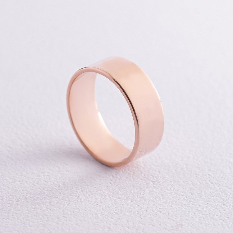 Золотое обручальное кольцо "Американка" (возможна гравировка) обр00002ш6 от ювелирного магазина Оникс - 8