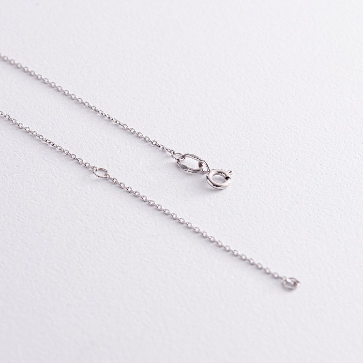 Кольє у білому золоті з діамантом 719261121 від ювелірного магазину Онікс - 3