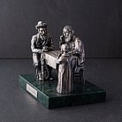 Серебряная фигура ручной работы "Опять двойка" 23152 от ювелирного магазина Оникс - 2