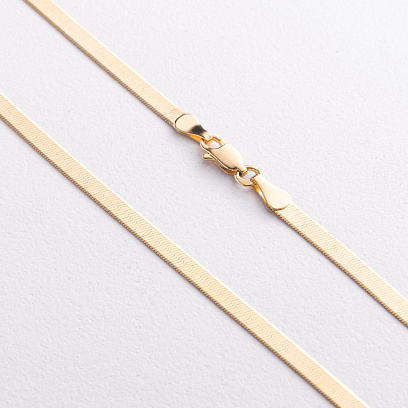 Кольє "Наомі" у жовтому золоті (снейк) ц00459-4,0 №2