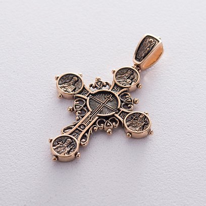 Православний хрест "Господь Вседержитель" (чорніння) п01616