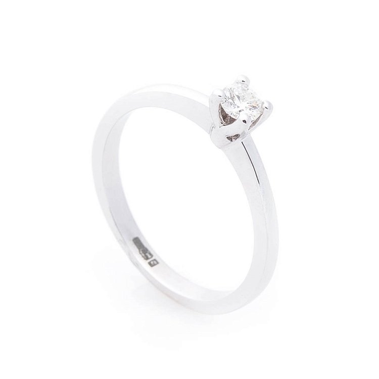 Золотое помолвочное кольцо с бриллиантом кб0125arp от ювелирного магазина Оникс - 2