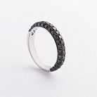 Золотое кольцо с черными бриллиантами кб0245sth от ювелирного магазина Оникс