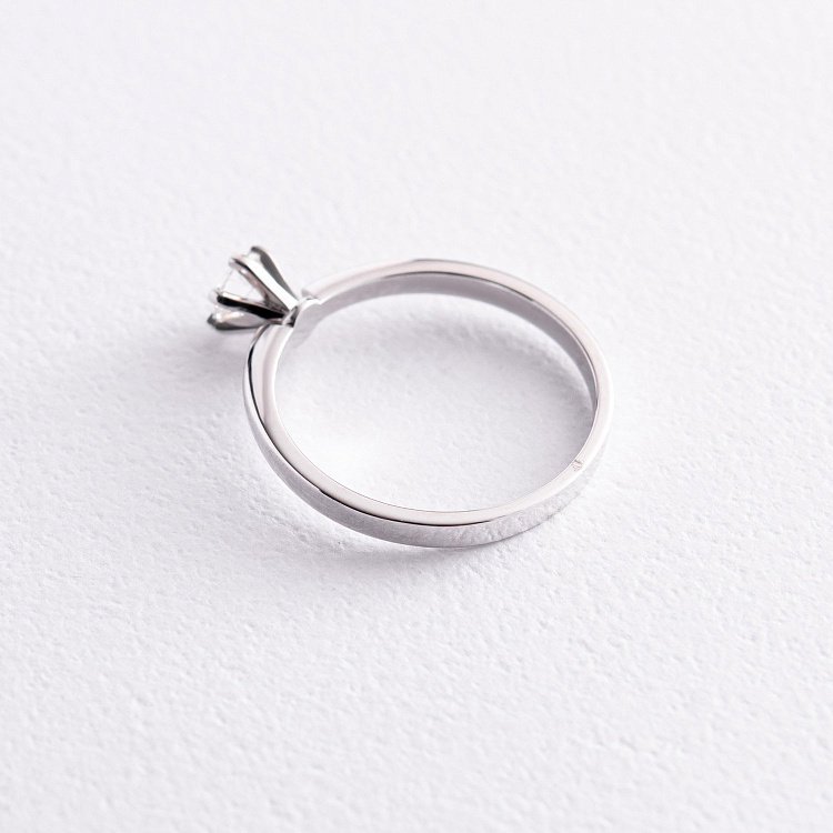 Помолвочное золотое кольцо с бриллиантом 220071121 от ювелирного магазина Оникс - 4