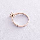 Золотое помолвочное кольцо с бриллиантом кб0477lg от ювелирного магазина Оникс - 2