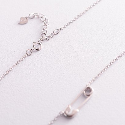 Срібне кольє "Шпилька" 181191 №3