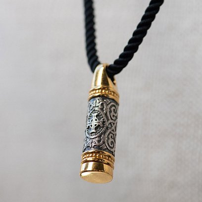 Срібний кулон - мощевик 133072 №2