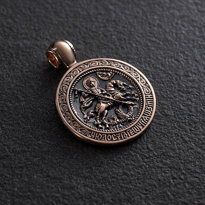 Золота підвіска "Георгій Переможець" п02765 №4