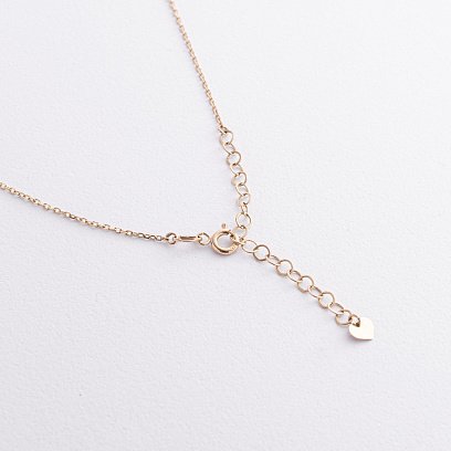 Кольє з топазом в жовтому золоті кол01340 №3