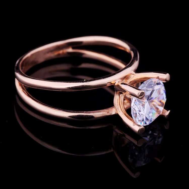 Каблучка (фіаніт) к01062п від ювелірного магазину Онікс