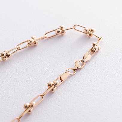 Кольє "Фантазія" в жовтому золоті кол01878 №5